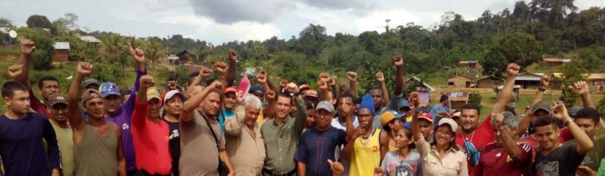 Gobierno Bolivariano promueve la organización popular para acelerar regularización de la pequeña minería