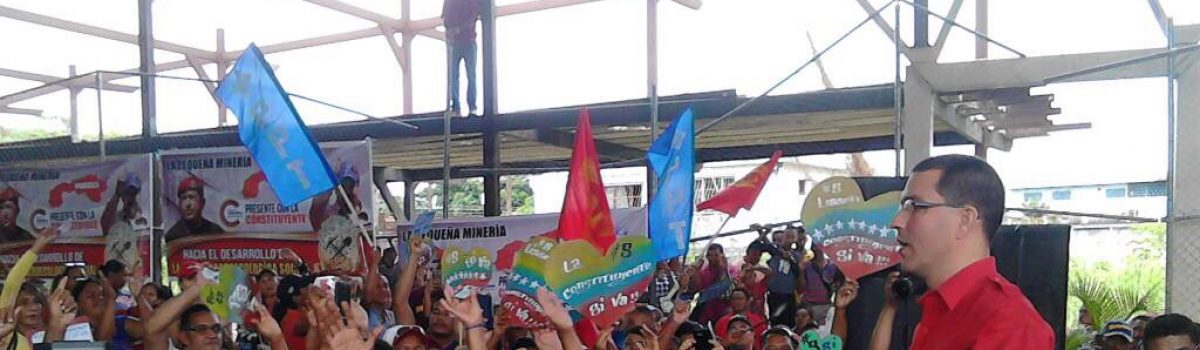 Pueblo de Caicara del Orinoco comprometido con la Asamblea Nacional Constituyente