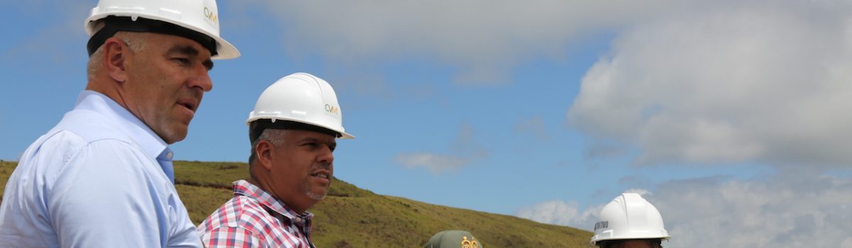Ministro Cano supervisó avance de instalación de planta de reciclaje de escoria metálica en Miranda