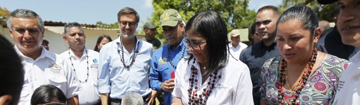 Ministro Gilberto Pinto participó en Plan de Atención Integral a las Víctimas de la Guerra Económica en Bolívar