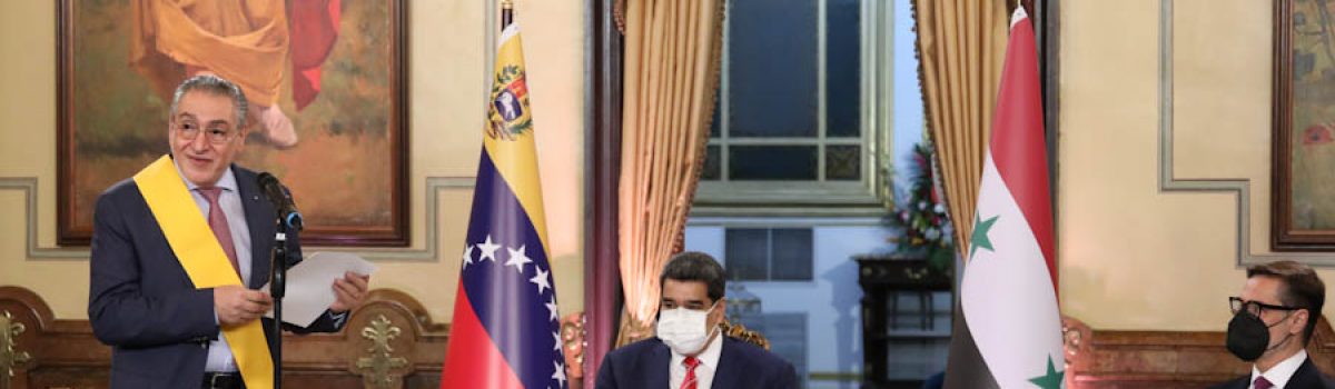 Relaciones entre Venezuela y Siria han permitido consolidar acuerdos estratégicos