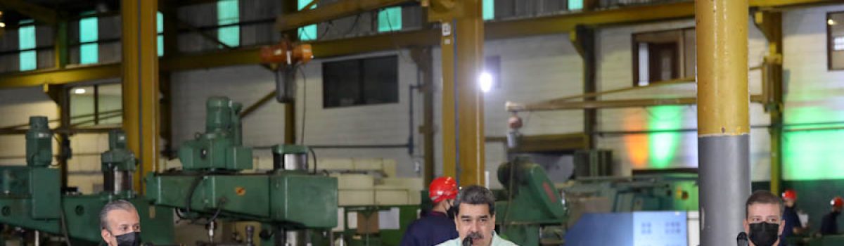 Presidente Nicolás Maduro ordenó activar al 100 % la producción nacional