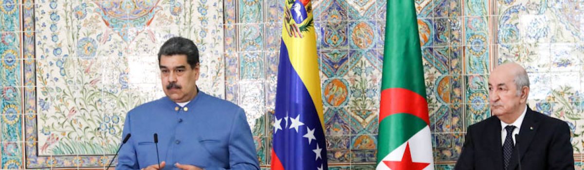 Pdte. Nicolás Maduro arribó a Argelia, como parte de la gira euroasiática