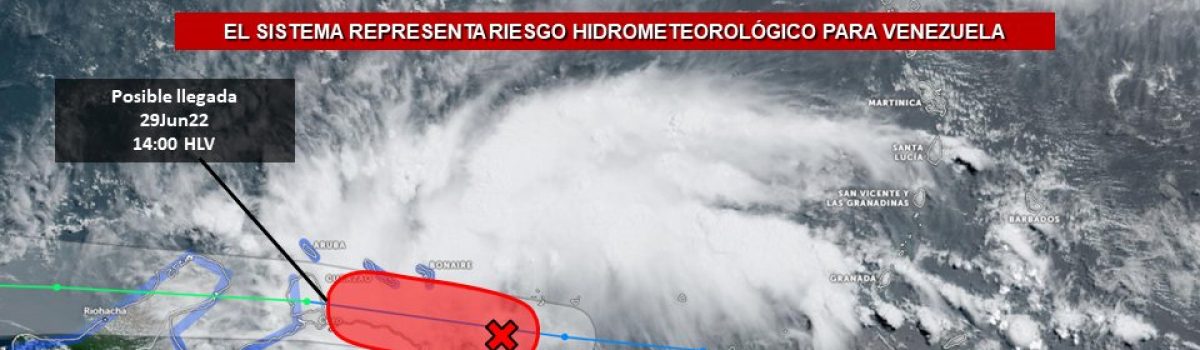 Ciclón Tropical Dos en Venezuela, alerta y prevención