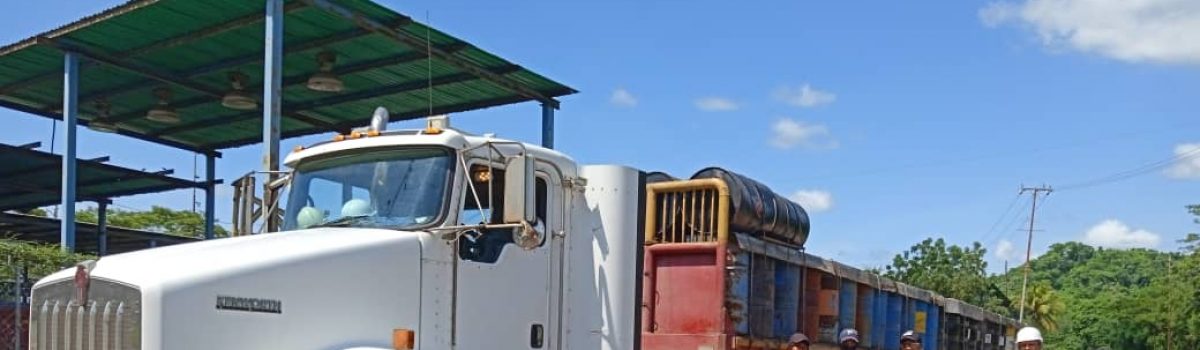 Más de 100 contenedores de desechos sólidos son donados a la Alcaldía de Mara