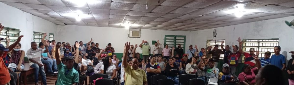 Con éxito se realizó Asamblea Popular Minera en el Estado Bolívar
