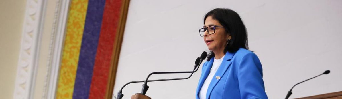 Vicepresidenta Rodríguez presenta Presupuesto General de la Nación para el Ejercicio Fiscal 2023