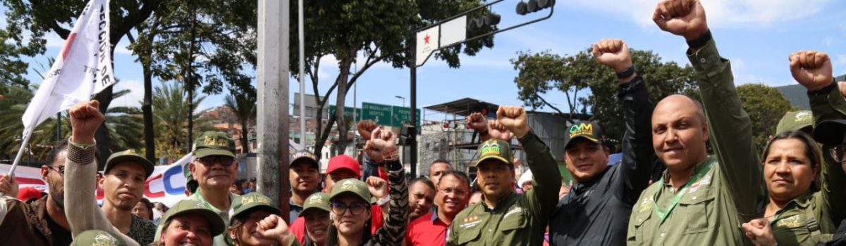 Motor Minero se moviliza en contra del Bloqueo y  las Sanciones a Venezuela.