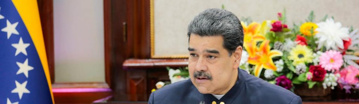 Presidente Nicolás Maduro recibe anunció del nuevo período de la Asamblea Nacional