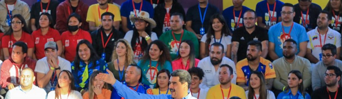 Presidente Nicolás Maduro, lideró el Congreso Nacional de la Juventud