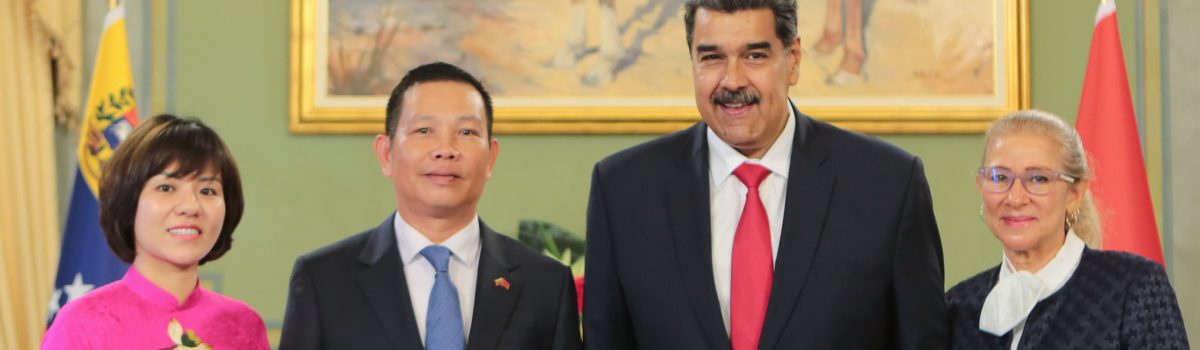 Presidente Nicolás Maduro, recibió las Cartas Credenciales de los Embajadores China, Guinea Ecuatorial, Vietnam y Nicaragua