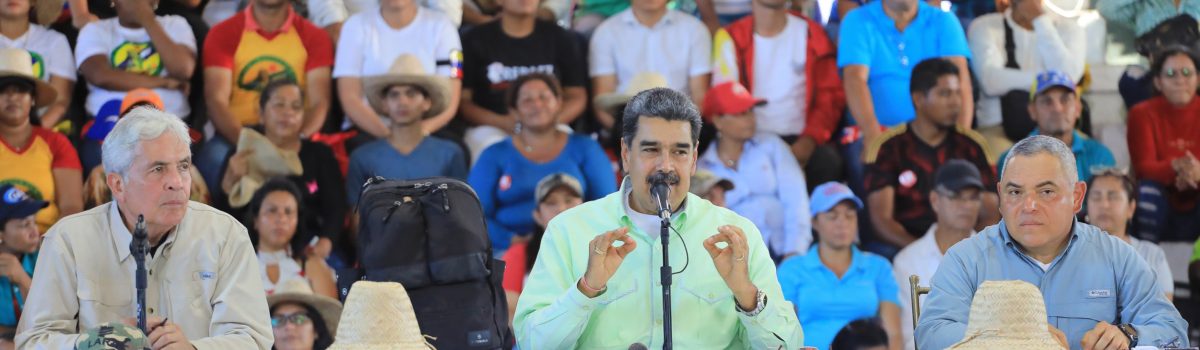 Pdte. Nicolás Maduro: Sigamos trabajando para cosechar grandes frutos de prosperidad, felicidad y justicia social