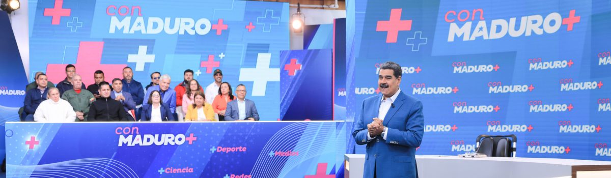 Jefe de Estado realizó  la edición N°17 de Con Maduro+